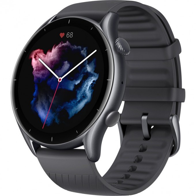 Смарт-часы AMAZFIT GTR 3 A1971 Thunder Black AMF-6972596103721 Смарт-часы AMAZFIT GTR 3 A1971 Thunder Black AMF-6972596103721