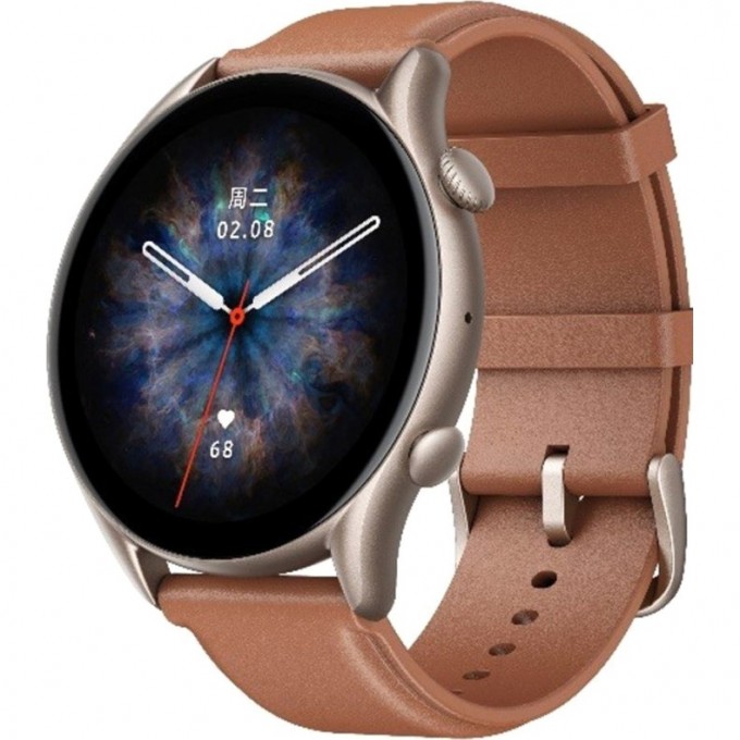 Смарт-часы AMAZFIT GTR 3 PRO A2040 brown leather AMF-6972596103653 Смарт-часы AMAZFIT GTR 3 PRO A2040 brown leather AMF-6972596103653