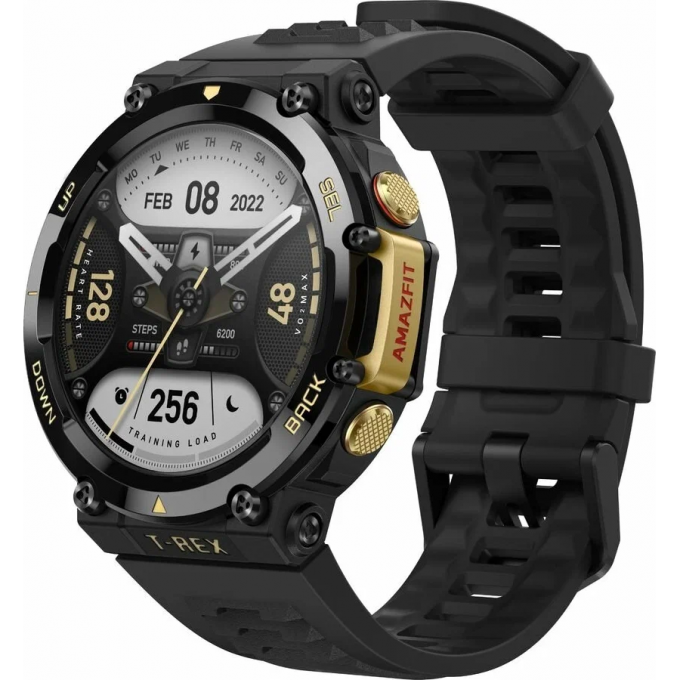 Смарт-часы AMAZFIT T-REX 2 A2170 черные с золотом AMF-6972596105060 Смарт-часы AMAZFIT T-REX 2 A2170 черные с золотом AMF-6972596105060